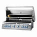 Napoleon 700 Series 6-Burner 44-Inch Built-In Gas Grill | Split Warming Rack