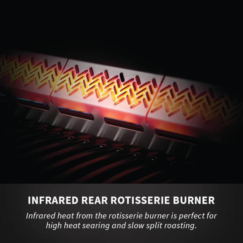 Napoleon 700 Series Grill | Rotisserie Backburner
