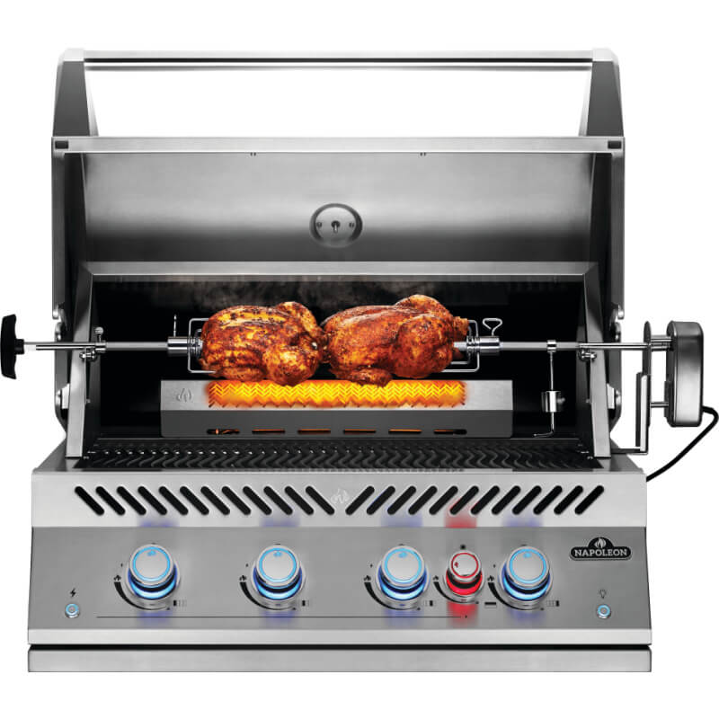 Napoleon 700 Series Grill | Shown w/ Rotisserie Chicken