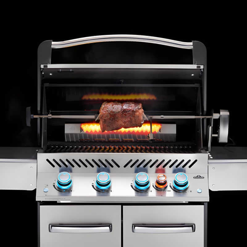 Napoleon Commercial Grade Rotisserie Kit | Shown on Grill