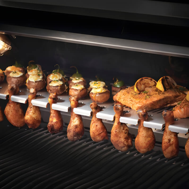 Napoleon Multifunctional Warming Rack For Prestige & Prestige Pro Grills | Shown on Grill