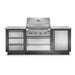 Napoleon OASIS 100 Modular Island Bundle W/ Built-In 500 Series 32-Inch Gas Grill