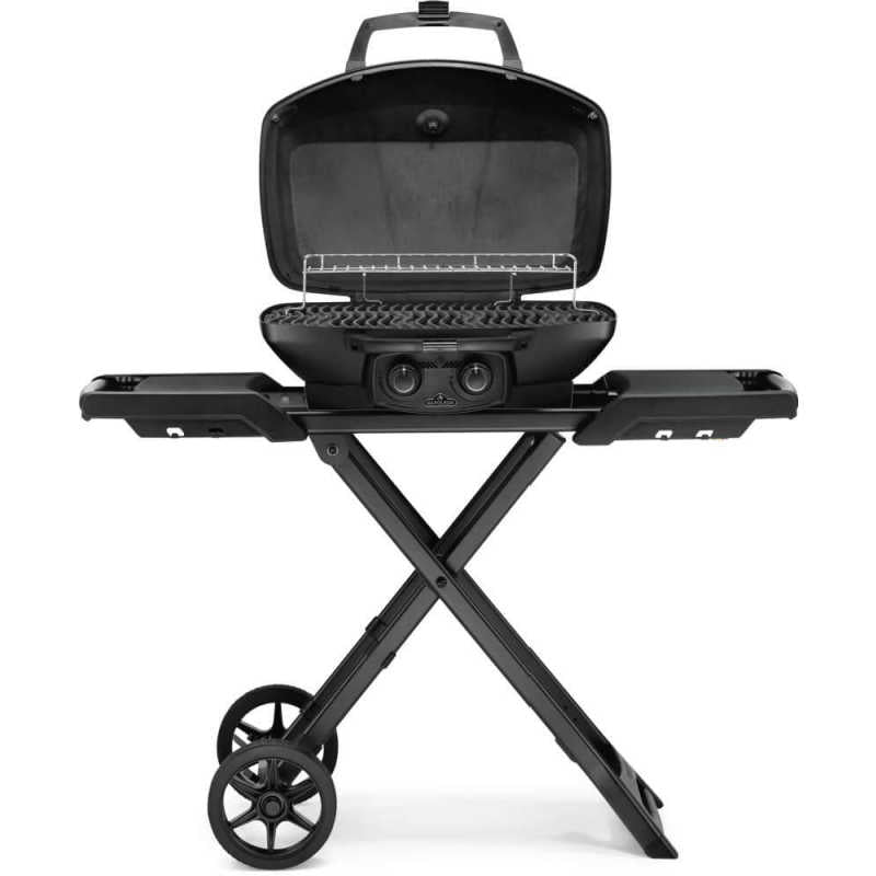 Napoleon Phantom TravelQ Propane Grill | Hood Opened