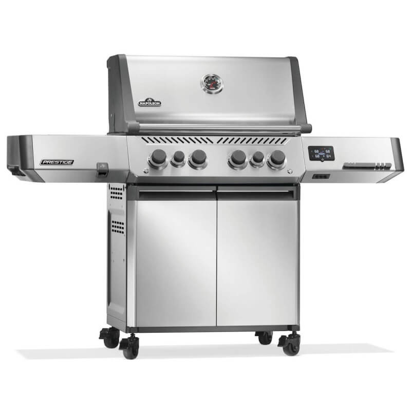 Napoleon Prestige 500 Connected 4-Burner Gas Grill | 304 Stainless Steel Finish