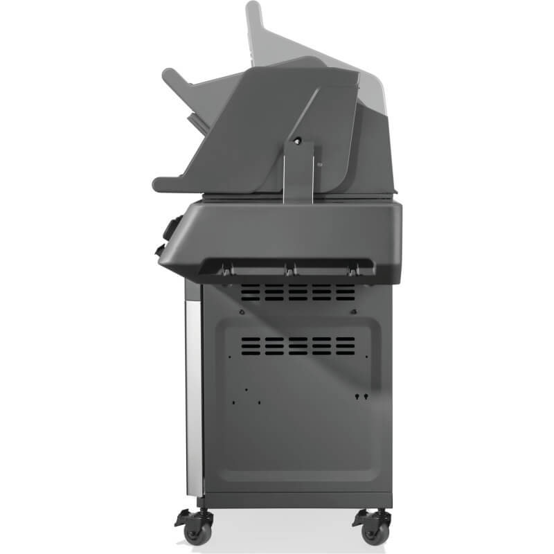 Napoleon Prestige 500 Connected 4-Burner Gas Grill | Side View Hood Range