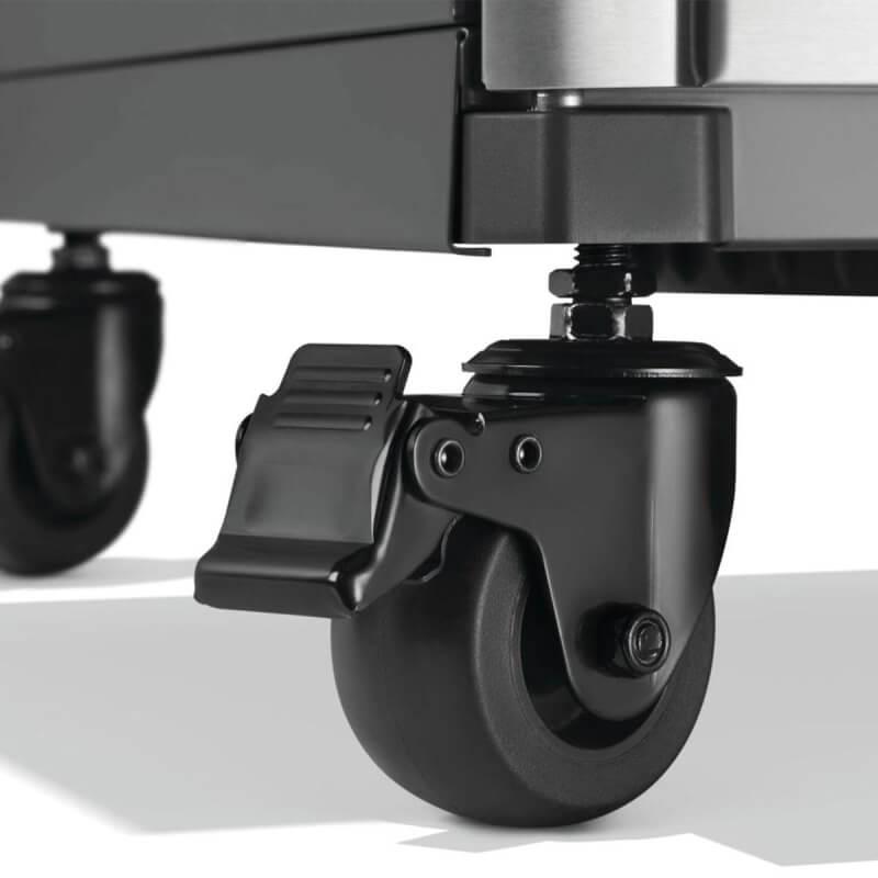 Napoleon Prestige 500 Connected 4-Burner Gas Grill | Caster Wheels w/ Locks