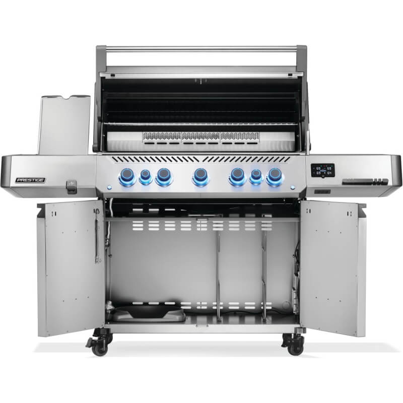 Napoleon Prestige 665 Connected 5-Burner Gas Grill | Storage Detail
