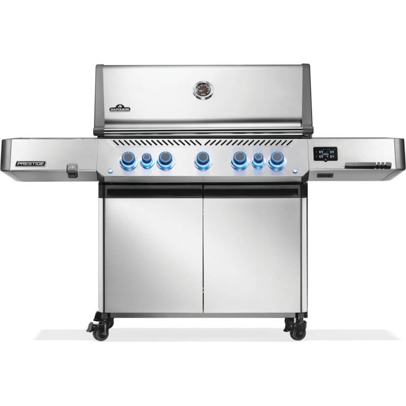 Napoleon Prestige 665 Connected 5-Burner Gas Grill w/ Rotisserie, Side Burner, WiFi, & Bluetooth