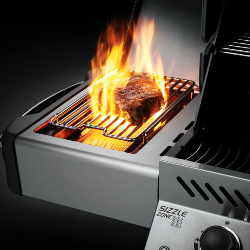 Napoleon Prestige 665 5-Burner Gas Grill | Sear Burner Searing Steaks