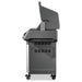 Napoleon Prestige 665 5-Burner Gas Grill | Side View Hood Opened