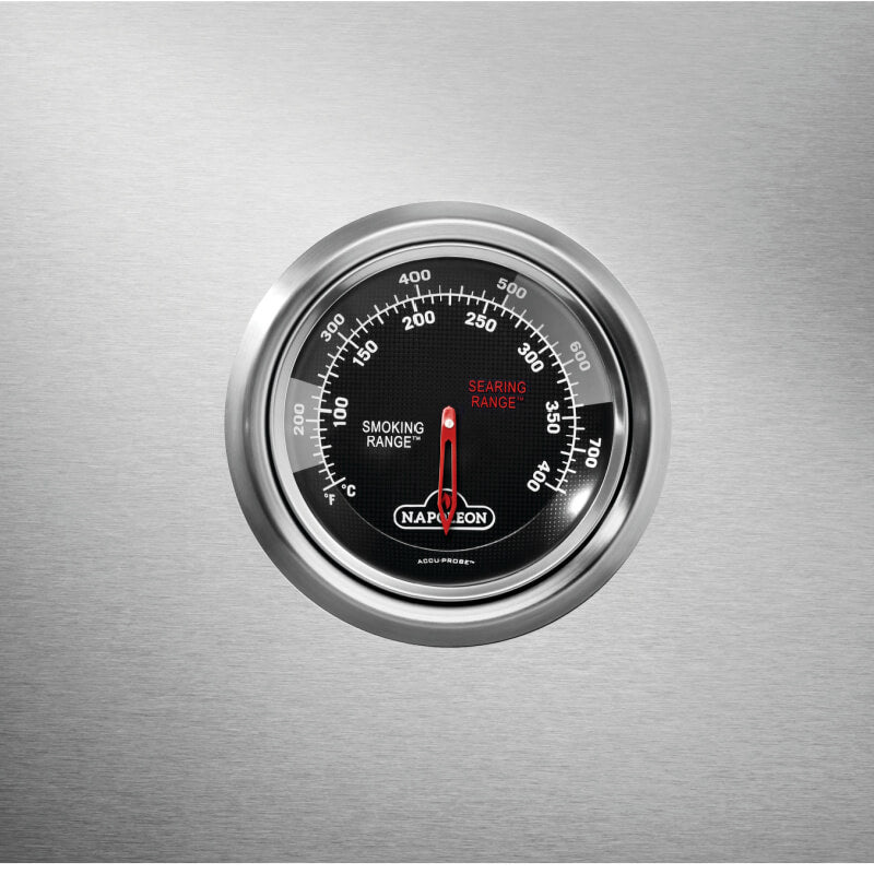 Napoleon Prestige 665 5-Burner Gas Grill | Temperature Gauge on Hood