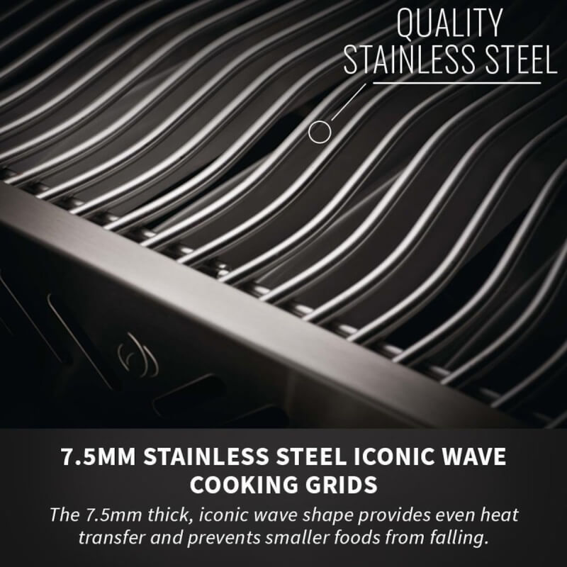 Napoleon Prestige Grill | Wave Cooking Grates