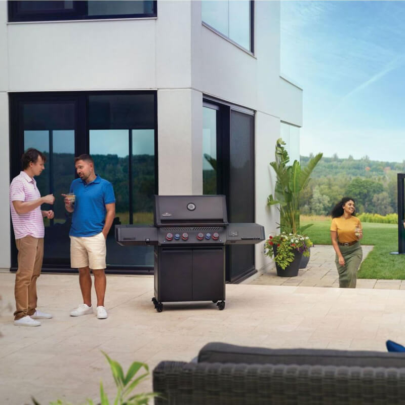 Napoleon Prestige Phantom 500 Connected Grill | Shown on Patio