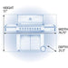 Napoleon Prestige PRO 665 Grill | Dimensions