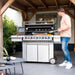 Napoleon Prestige PRO 665 Grill | Shown on Patio
