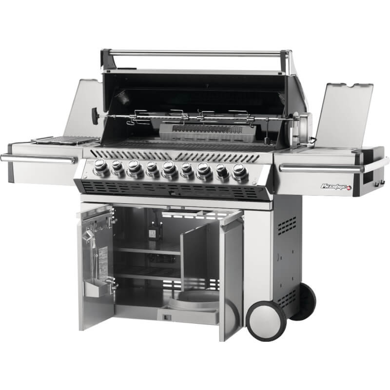 Napoleon Prestige PRO 665 Grill | Grill Hood Opened