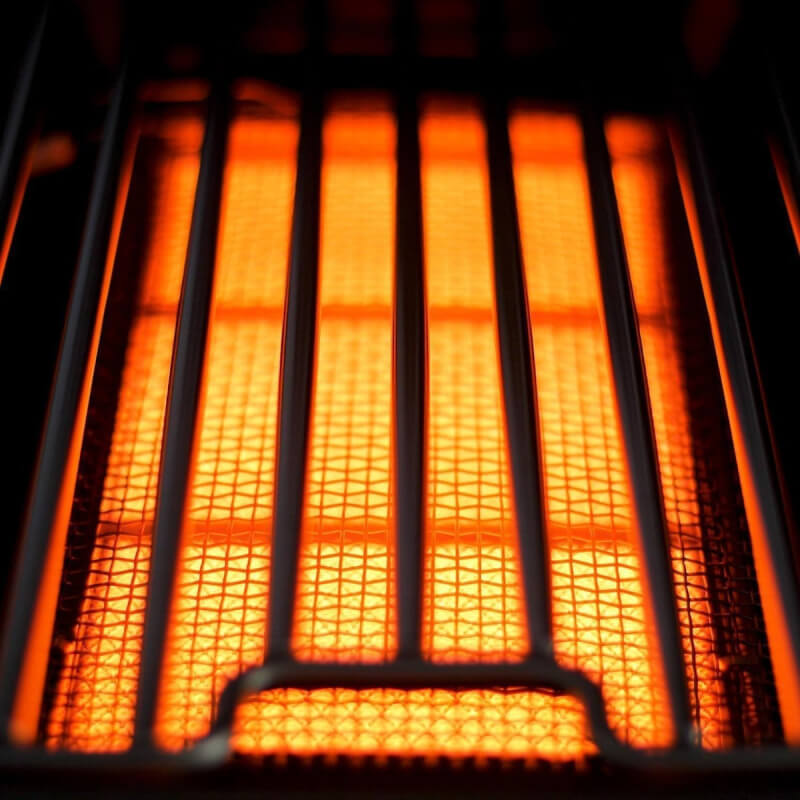 Napoleon Prestige PRO Grill | Infrared Sear Burner Close Up