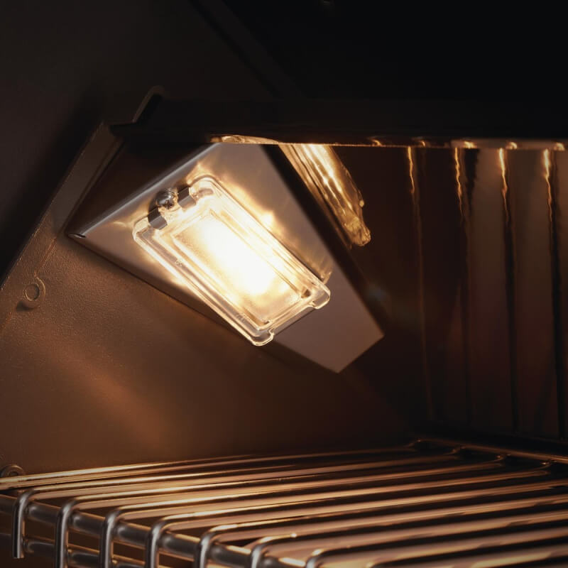 Napoleon Prestige PRO Grill | Interior Grill Lights Close Up