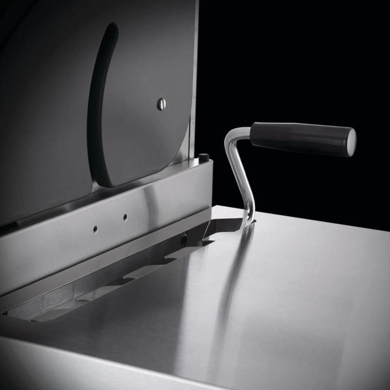 Napoleon Professional Freestanding Charcoal Grill | Adjustable Charcoal Tray Opened