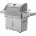 Napoleon Professional Freestanding Charcoal Grill | Side Cart Ventilation