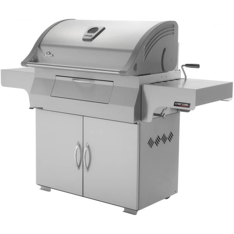 Napoleon Professional Freestanding Charcoal Grill | Side Cart Ventilation