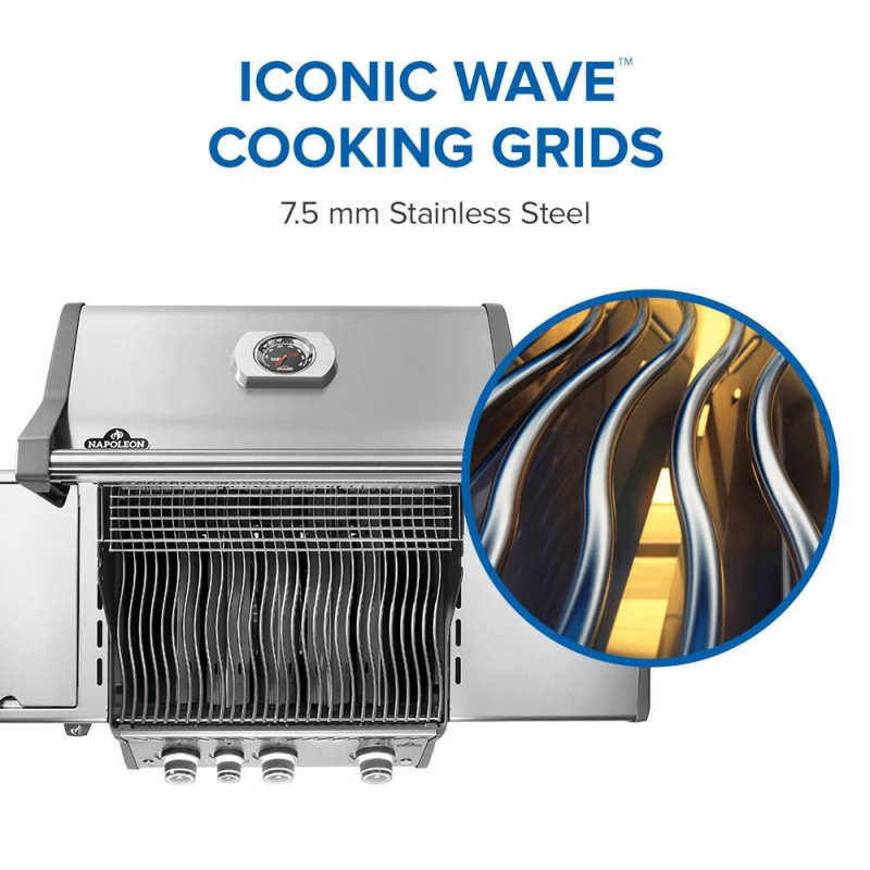 Napoleon Rogue PRO 425 Grill | Wave Cooking Grates