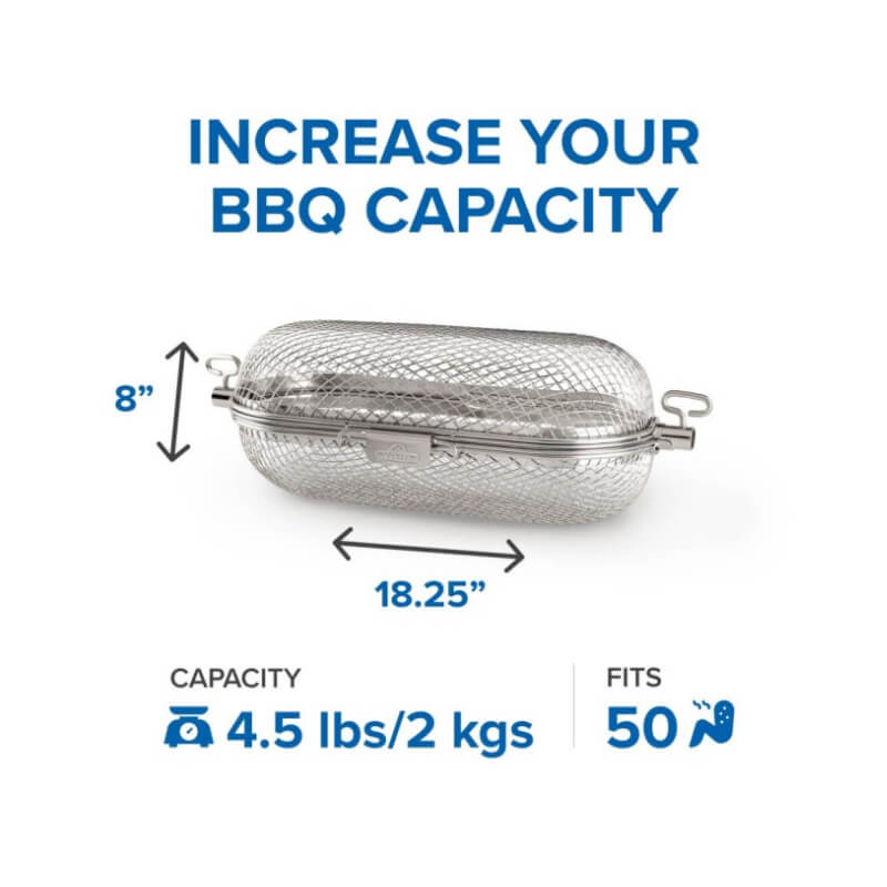 Napoleon Rotisserie Grill Basket | Capacity