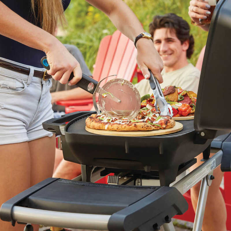 Napoleon TravelQ Pro 285X Portable Grill | Shown Grilling Pizza