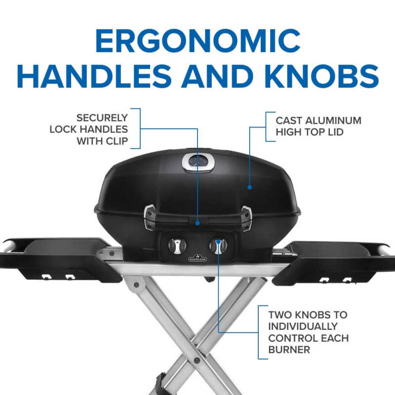 Napoleon TravelQ Pro 285X Portable Grill | Hood Handle
