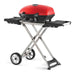 Napoleon TravelQ 285X Portable Propane Grill | In Red Angled View