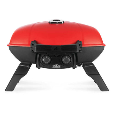Napoleon TravelQ 285X Portable Propane Gas Grill With Griddle - Red