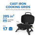 Napoleon TravelQ 285X Portable Propane Gas Grill | Cast Iron Cooking Grids
