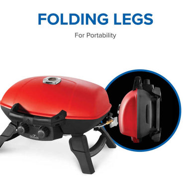 Napoleon TravelQ 285X Portable Propane Gas Grill | Folding Legs
