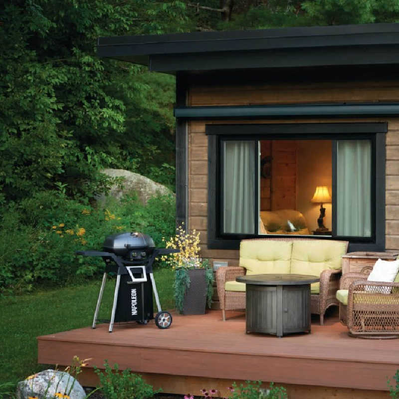 Napoleon TravelQ Grill Stand | Shown on Patio