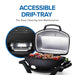 Napoleon TravelQ PRO 285 Portable Electric Grill | Drip Tray