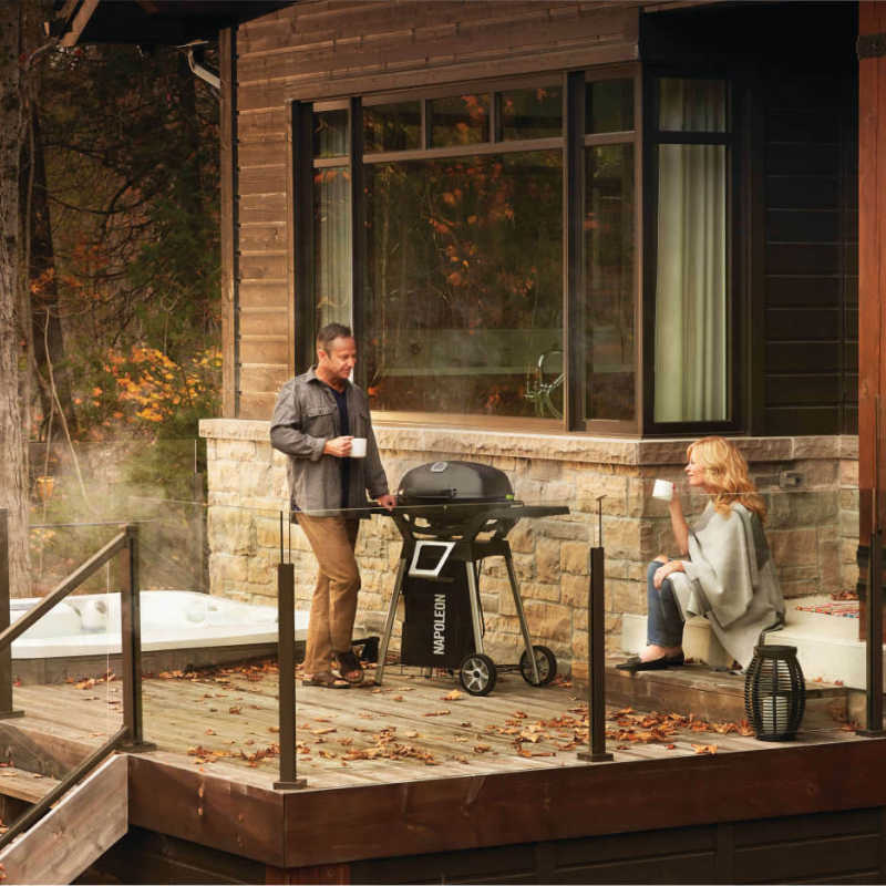 Napoleon TravelQ PRO 285 Portable Electric Grill | On Patio