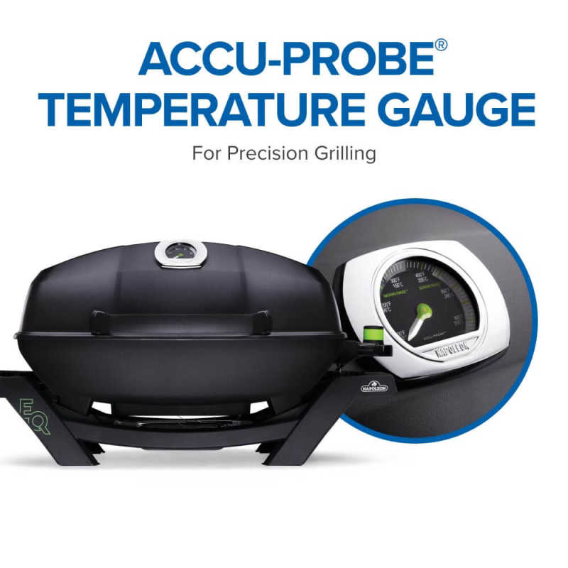Napoleon TravelQ PRO 285 Portable Electric Grill | Temperature Gauge