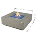 Elementi Plus Capertee Space Grey Concrete Square Fire Table Dimensions