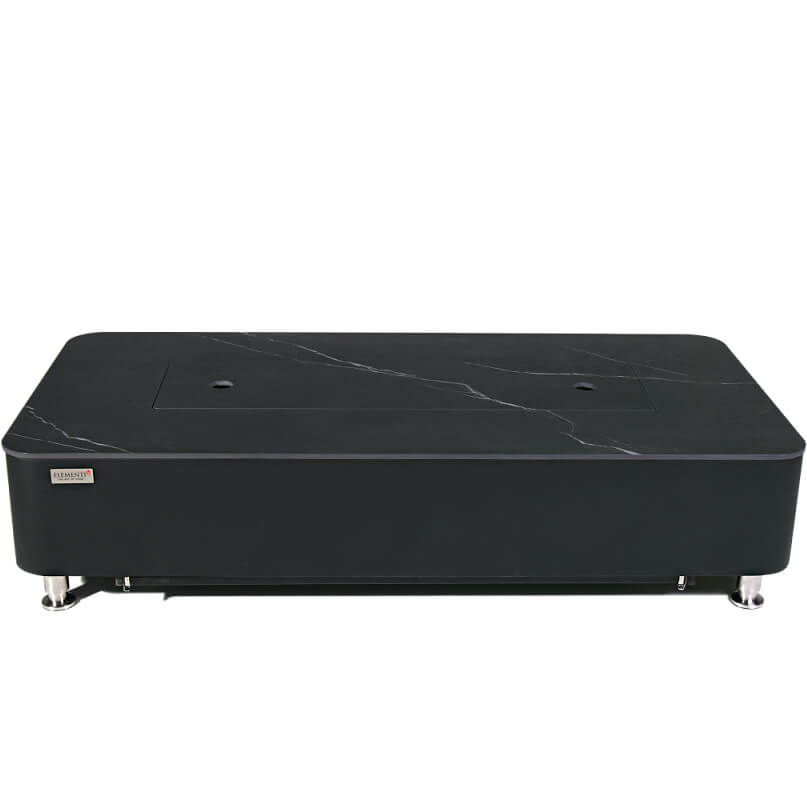 Elementi Plus Valencia Black Marble Porcelain Fire Table