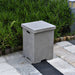 Elementi 18 Inch Travertine Textured Square Propane Tank Cover for hidden propane tank 