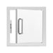 PCM 12-Inch Stainless Steel Single Door | Magnetic Latch