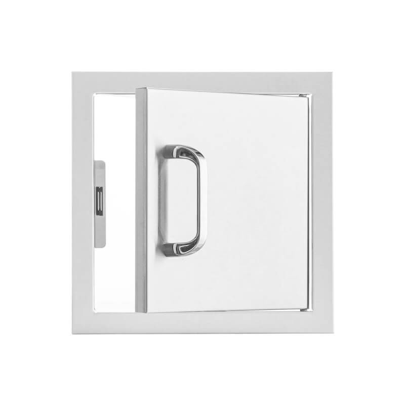 PCM 12-Inch Stainless Steel Single Access Door | Magnetic Latch