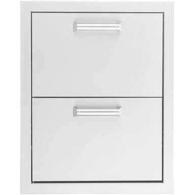 PCM 260 Series 16-Inch Stainless Steel Double Access Drawer - Contempo