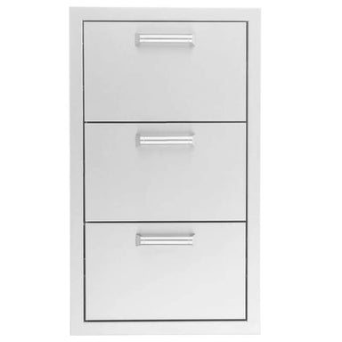 PCM 260 Series 16-Inch Stainless Steel Triple Access Drawer - Contempo