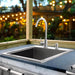 PCM 21-Inch Outdoor Drop-In Bar Sink | Shown in Outdoor Kitchen