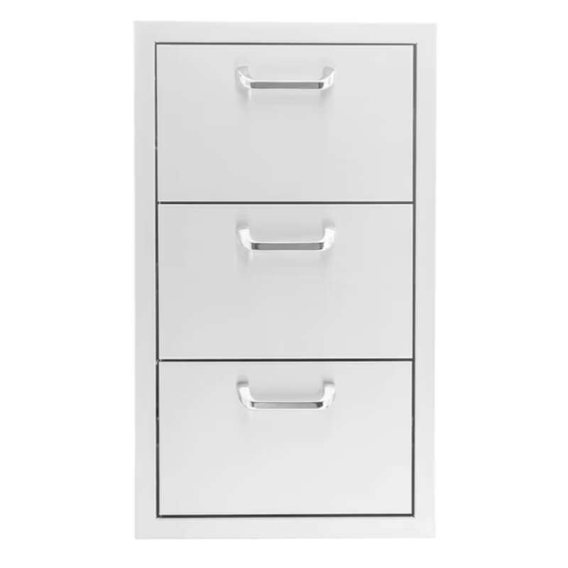 PCM Pcm 260 Series 16 Inch Triple Access Drawer | 304-Grade Stainless Steel | Made in USA