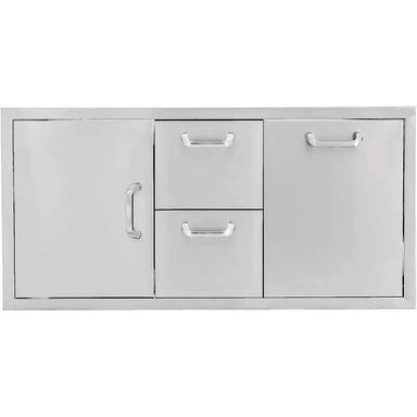 PCM 42" Door, Double Drawer, & Trash Drawer Combo | 304 Stainless Steel Construction