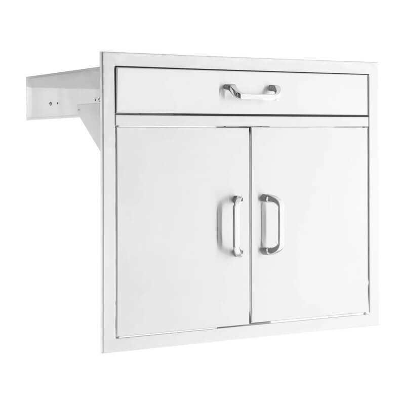 PCM 30-Inch Double Door & Single Drawer Combo | 304 Stainless Steel