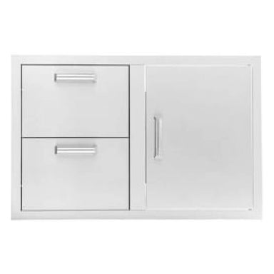 PCM 32-Inch Door & Double Drawer Combo | 304 Stainless Steel