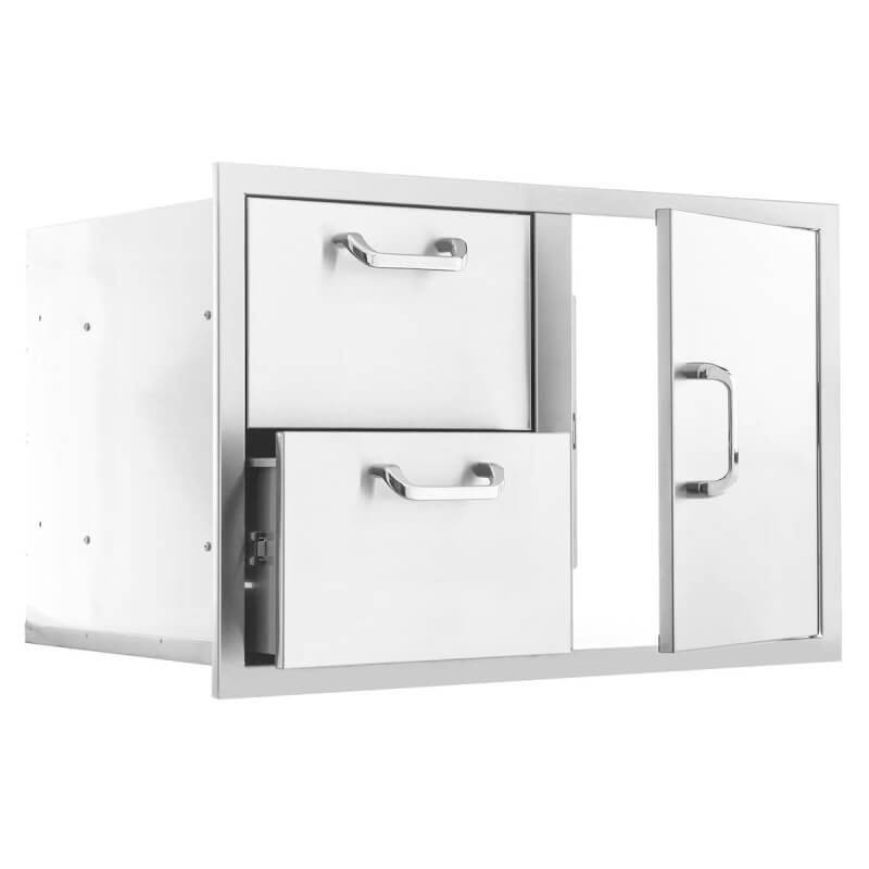 PCM 32-Inch Door & Double Drawer Combo | Reversible Door